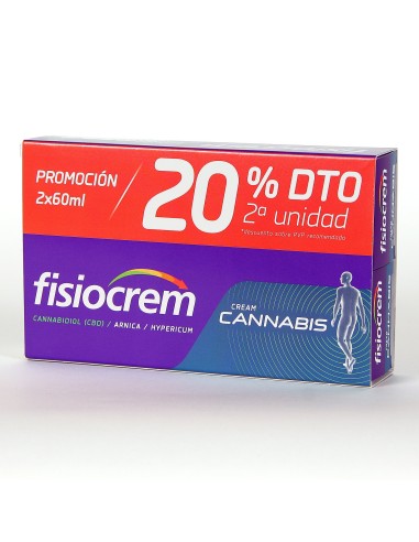 FISIOCREAM PACK DUPLO 60 ML 2º UD 20% DTO